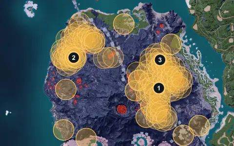 Incineram spawn areas on Palpagos, Lv 30-36