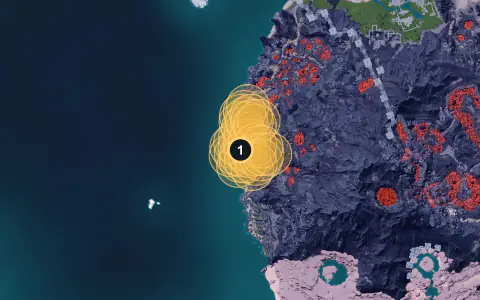 Fuack Ignis spawn areas on Palpagos, Lv 32-36