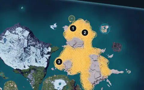 Needoll spawn areas on Palpagos, Lv 31-34