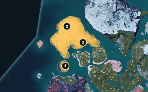 Sootseer spawn areas on Palpagos, Lv 45-48