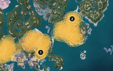 Eikthyrdeer spawn areas on Palpagos, Lv 9-11