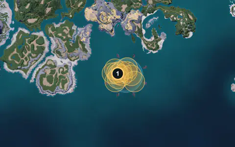 Eikthyrdeer Terra spawn areas on Palpagos, Lv 20-23