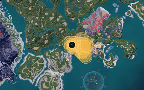Sparkit spawn areas on Palpagos, Lv 10-12
