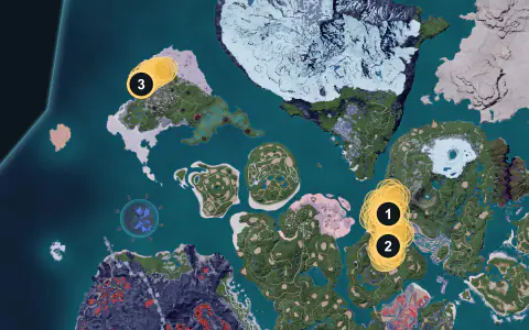 Petallia spawn areas on Palpagos, Lv 28-30