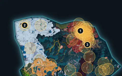 Flaracle spawn areas on World Tree, Lv 75-80