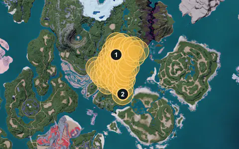 Mossanda spawn areas on Palpagos, Lv 32-36