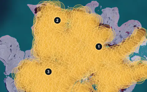 Splatterina spawn areas on Palpagos, Lv 52-59