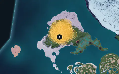 Yakumo spawn areas on Palpagos, Lv 53-56
