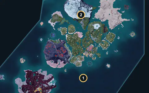 Munchill spawn areas on Palpagos, Lv 10-20