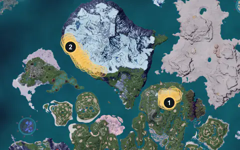 Reindrix spawn areas on Palpagos, Lv 32-36
