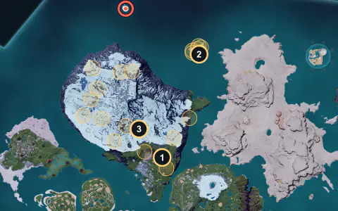 Whalaska spawn areas on Palpagos, Lv 42-44
