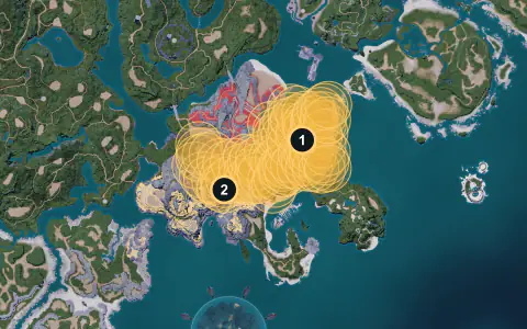 Foxparks spawn areas on Palpagos, Lv 5-7