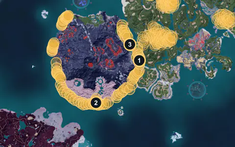 Dumud spawn areas on Palpagos, Lv 20-24