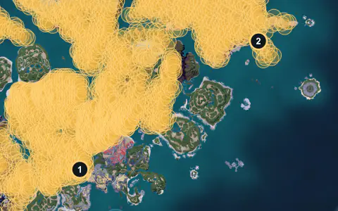 Mimog spawn areas on Palpagos, Lv 10-15