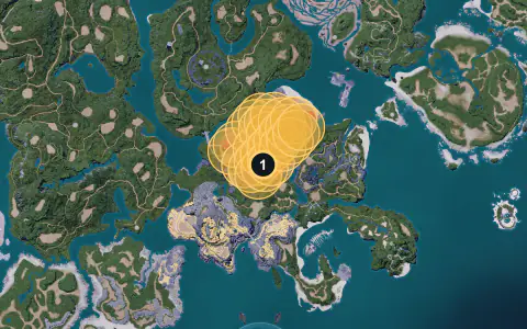 Tanzee Ignis spawn areas on Palpagos, Lv 10-12