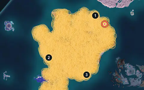 Omascul spawn areas on Palpagos, Lv 51-59