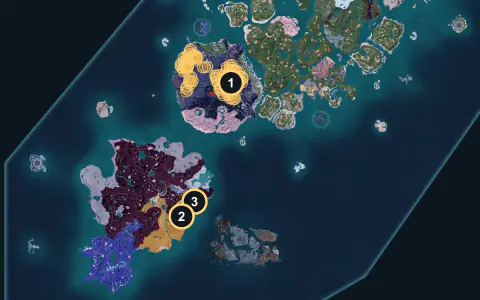 Ragnahawk spawn areas on Palpagos, Lv 32-36
