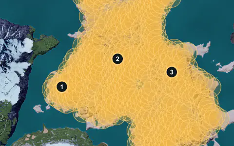Robinquill Terra spawn areas on Palpagos, Lv 32-36
