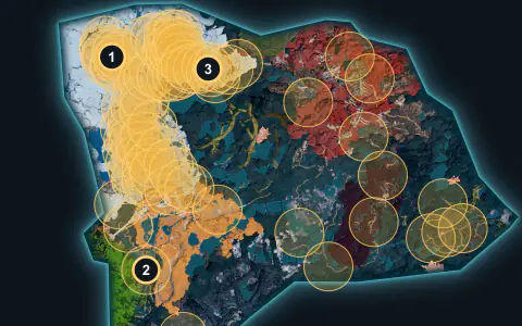 Bastigor spawn areas on World Tree, Lv 75-77