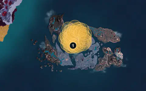 Suzaku Aqua spawn areas on Palpagos, Lv 68-69