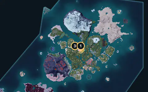 Skutlass spawn areas on Palpagos, Lv 30-34
