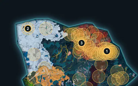 Orserk spawn areas on World Tree, Lv 74-76
