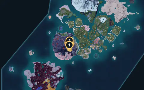 Moldron spawn areas on Palpagos, Lv 32-38